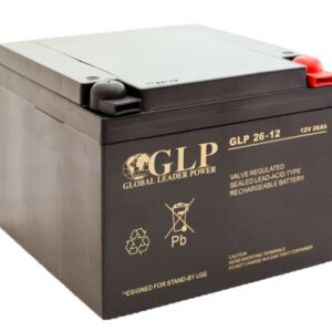 Akumulator 12V 26AH do systemu alarmowego i zasilania awaryjnego