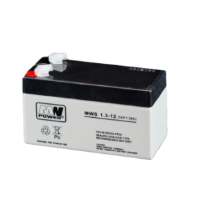 Akumulator AGM 12V 1,3 AH do systemu alarmowego i zasilania awaryjnego