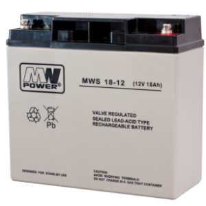 Akumulator AGM 12V 18AH do zasilania awaryjnego kasy fiskalnej