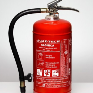 Gaśnica proszkowa do samochodu, garażu GP-4 X 4 kg ABC/E PLUS INOX (S)